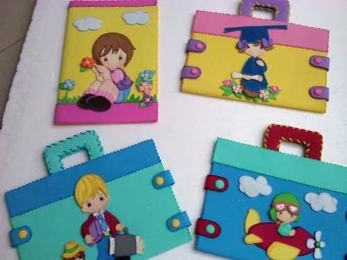 Folders decorados para los niños - Imagui