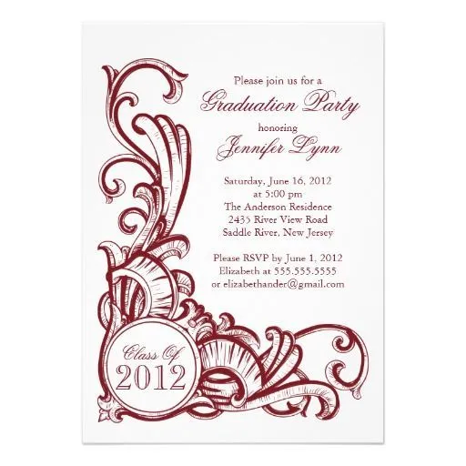 Graduación Tony en Pinterest | Borlas, Invitaciones De Fiesta ...