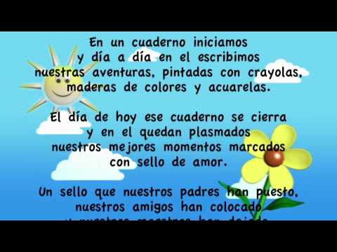 Poema para la graduación de Kinderr.mov | GRADUACION | Pinterest