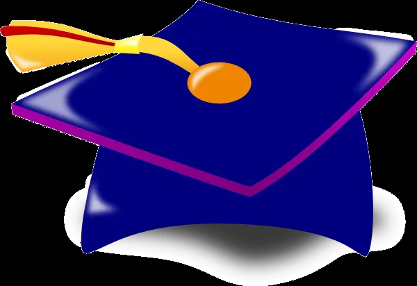 Graduate Cap Blue Clip Art at Clker.com - vector clip art online ...