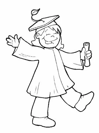 DIBUJOS PARA COLOREAR DE GRADUACION | infantil 2.0