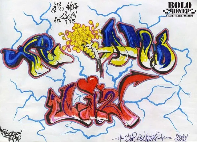 GRAFF TE AMO LIZ | Flickr - Photo Sharing!