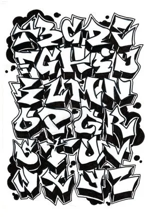 Graffiti Alphabet,letras de graffitis,abecedario de graffiti Graffiti Alphabet,letras de graffitis,abecedario de graffiti