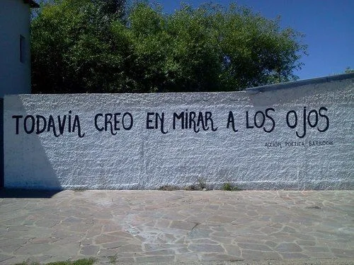graffiti amor Ojos Acción Poética Chicó chica pareja mirar ... graffiti amor Ojos Acción Poética Chicó chica pareja mirar ...