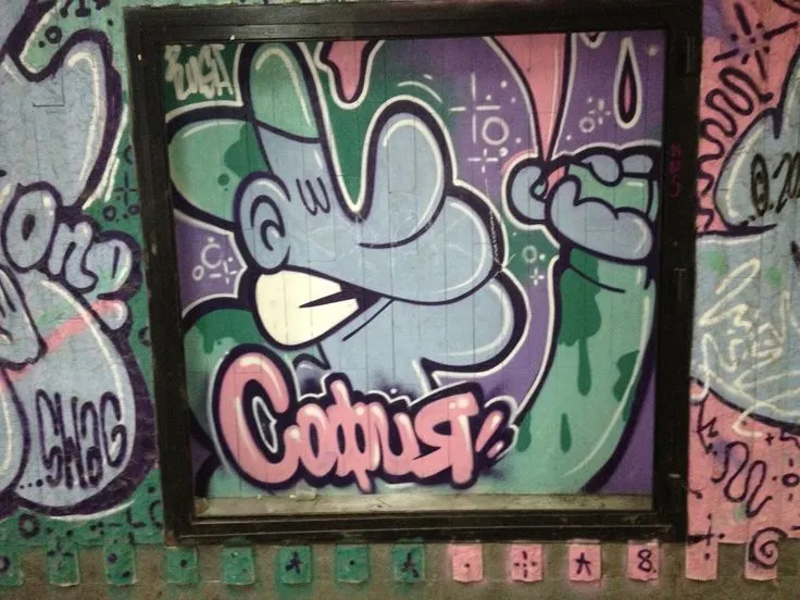 Graffiti art in Sofia's underpass near bul. “Mihai Eminescu” and ... Graffiti art in Sofia's underpass near bul. “Mihai Eminescu” and ...