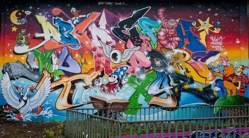 Graffiti – 2 Bilder vom Brückenkopf in Mainz-Kastel | Dosenkunst ...