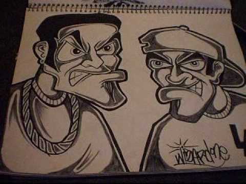 graffiti characters by wizard - YouTube