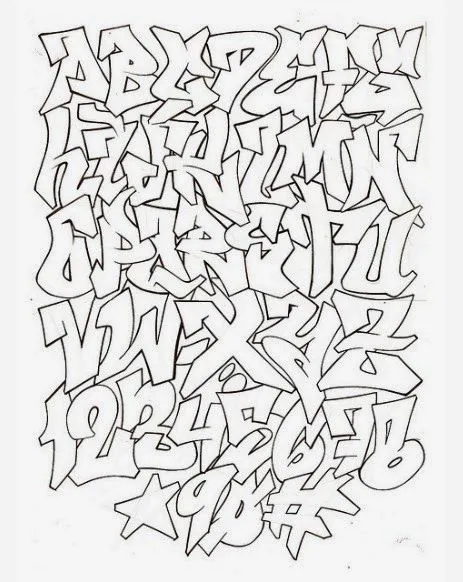 Graffiti Wall: letras de graffiti 3d
