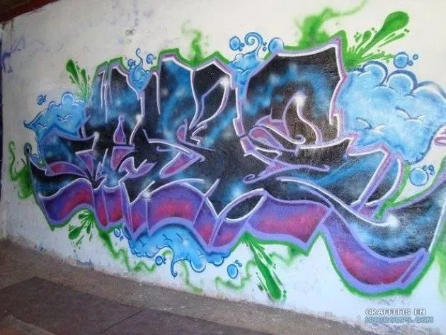 Graffiti de Desh color oscuros en Burgos, subido el Jueves, 17 de ...