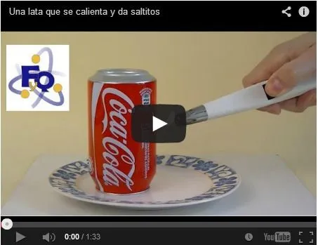Una lata que se calienta y da saltitos | Art&ia... Una lata que se calienta y da saltitos | Art&ia...