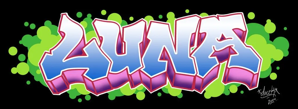 Graffiti Digital Luna by jcarlosmb93 on DeviantArt Graffiti Digital Luna by jcarlosmb93 on DeviantArt