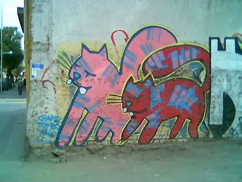 Graffiti de gatos | Flickr - Photo Sharing!