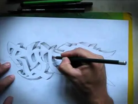 Graffiti a Lapiz "RYPER" - YouTube