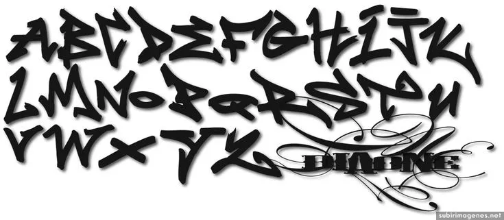 Como hacer un graffiti | letras ABC | Pinterest | Graffiti, Wings ...