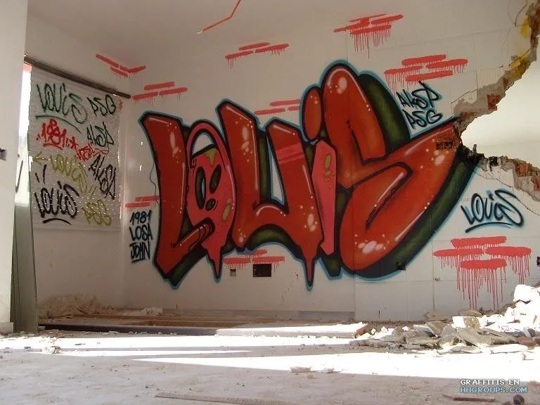 Graffiti de Louis en Málaga, subido el Jueves, 3 de Noviembre del 2011 a  las 21:32