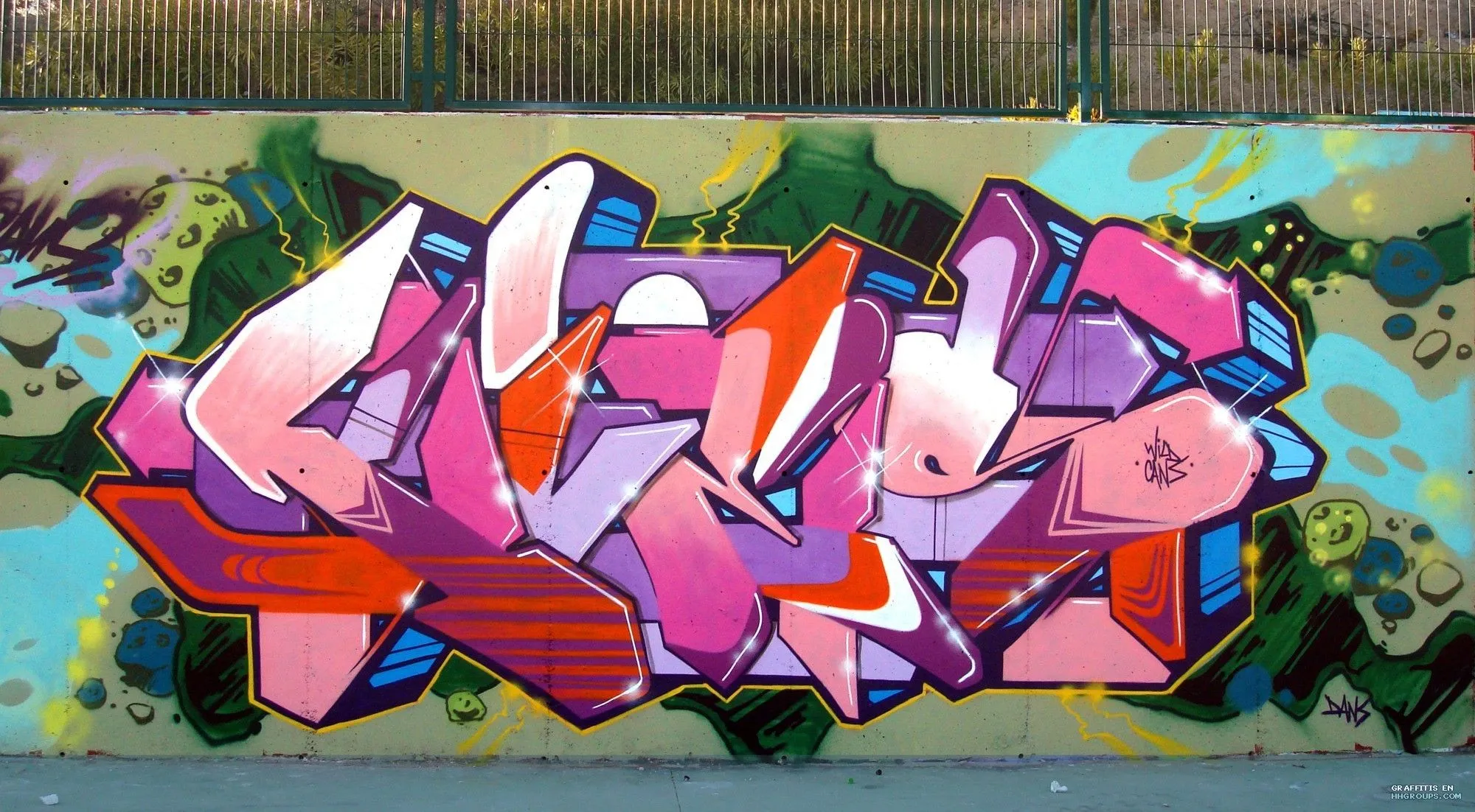 Graffiti de Mr. Kies en lugar desconocido, subido el Jueves, 1 de ...
