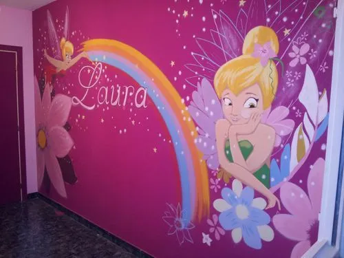 Graffiti mural infantil para Laura - El blog de Logoart David Gomez Graffiti mural infantil para Laura - El blog de Logoart David Gomez