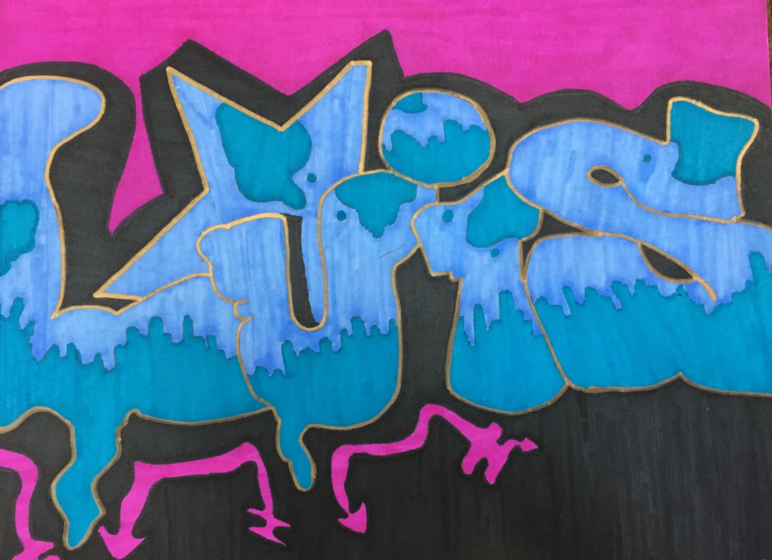 Graffiti Name Art LUIS by one of my Students from Collins Middle School in  Corsicana, Texas. | Graffiti, Imagenes de grafitis, Grafiti