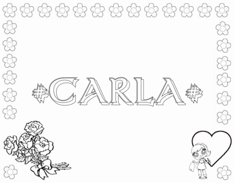 Graffiti con nombre de carla - Imagui