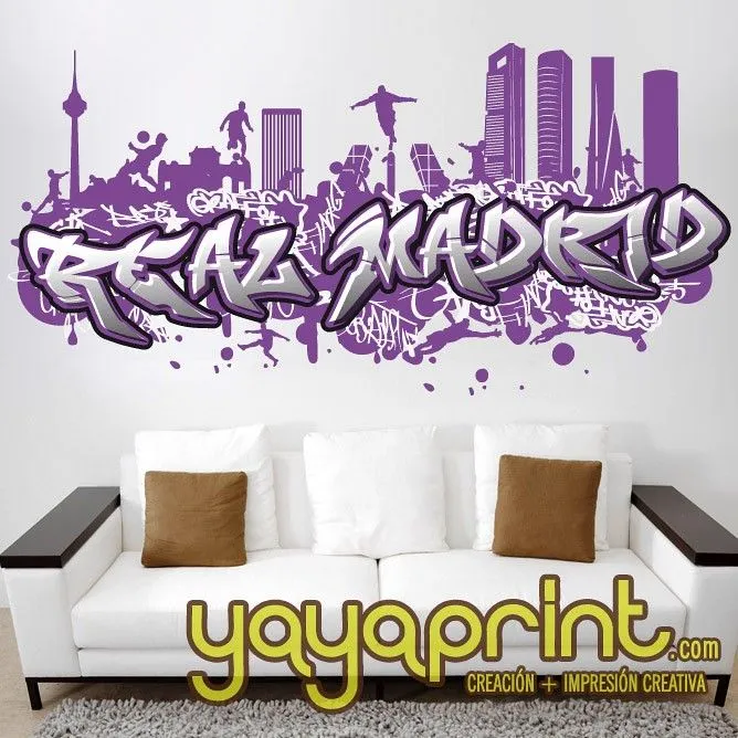 Graffiti Real Madrid de vinilo con tu nombre ¡Nuevo! | Flickr ... Graffiti Real Madrid de vinilo con tu nombre ¡Nuevo! | Flickr ...