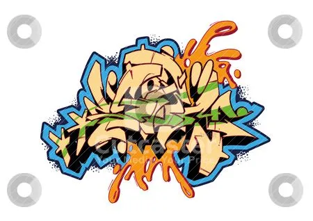 Graffiti Storm stock vector