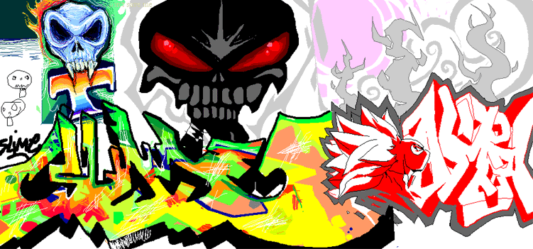 graffiti walls: Cool Graffiti Tags " Alphabet "