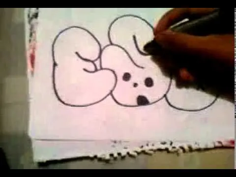 como hacer un graffiti - YouTube