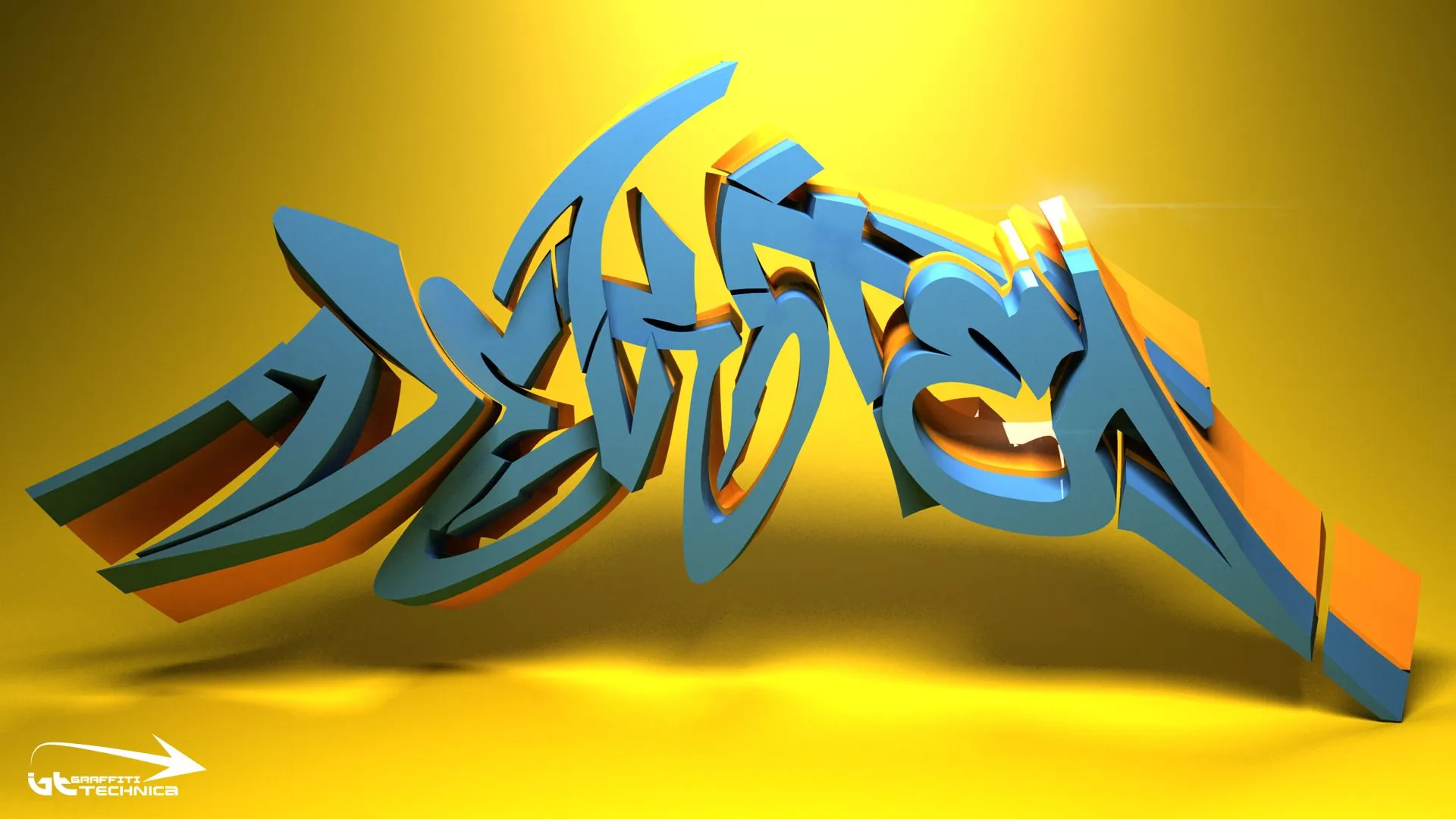 Graffitis en 3D - Taringa!