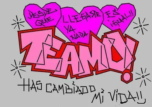 imagenes q digan te amo con letras lindas para dibujar ...