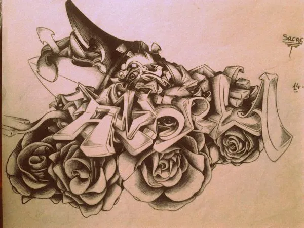 Graffitis de Amor Chidos | Arte con Graffiti