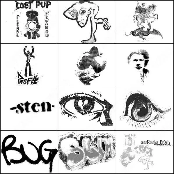 Graffitis cepillo Photoshop Brushes para su descarga gratuita Graffitis cepillo Photoshop Brushes para su descarga gratuita