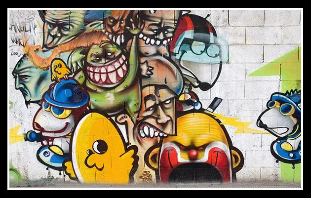 Unos buenos graffitis y dibujos - Taringa!