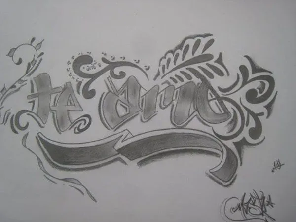 Graffitis que digan te amo a lapiz - Imagui Graffitis que digan te amo a lapiz - Imagui