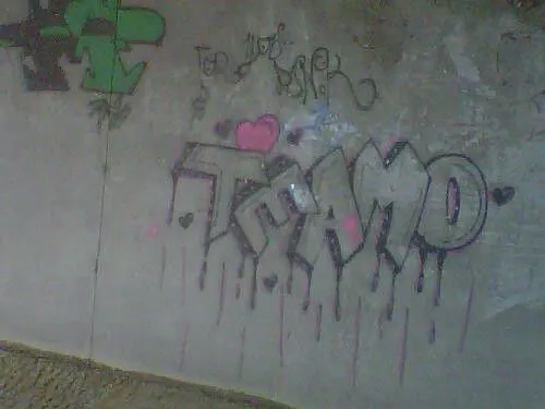 Te amo graffiti - Imagui