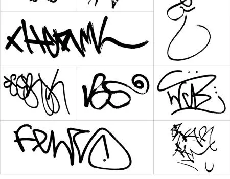 Graffitis para copiar faciles - Imagui
