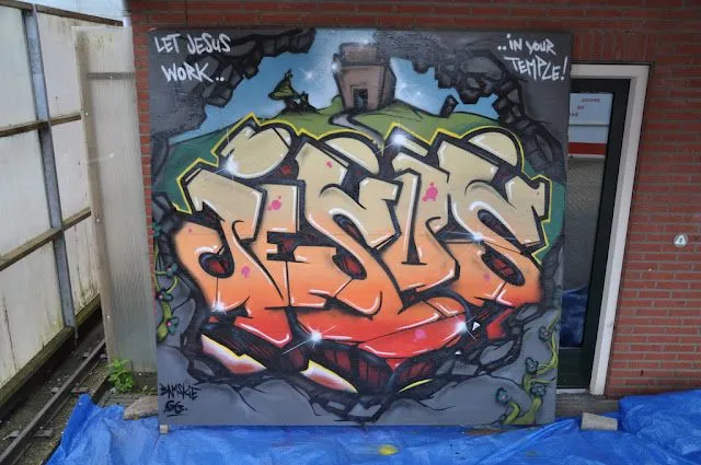 Graffitis JESUS - Imagui