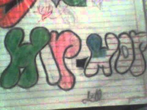 graffitis a lapiz chidos - YouTube