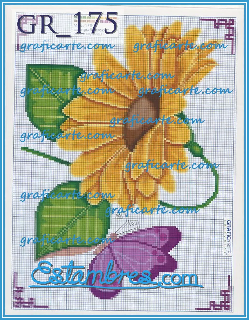 GRAFICARTE [141-210] - 3 de 5 - Esquemas para Bordado de Punto de Cruz -  Estambres.com