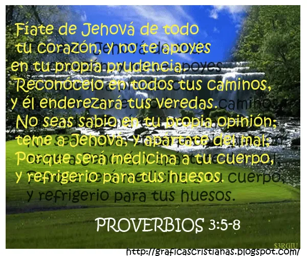 Gráficas Cristianas: Proverbios 3:5_8