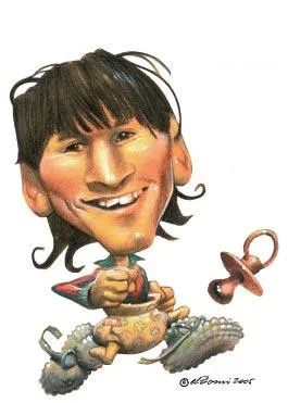  ... grafico » Caricaturas de famosos » Página 5 » Lionel Messi