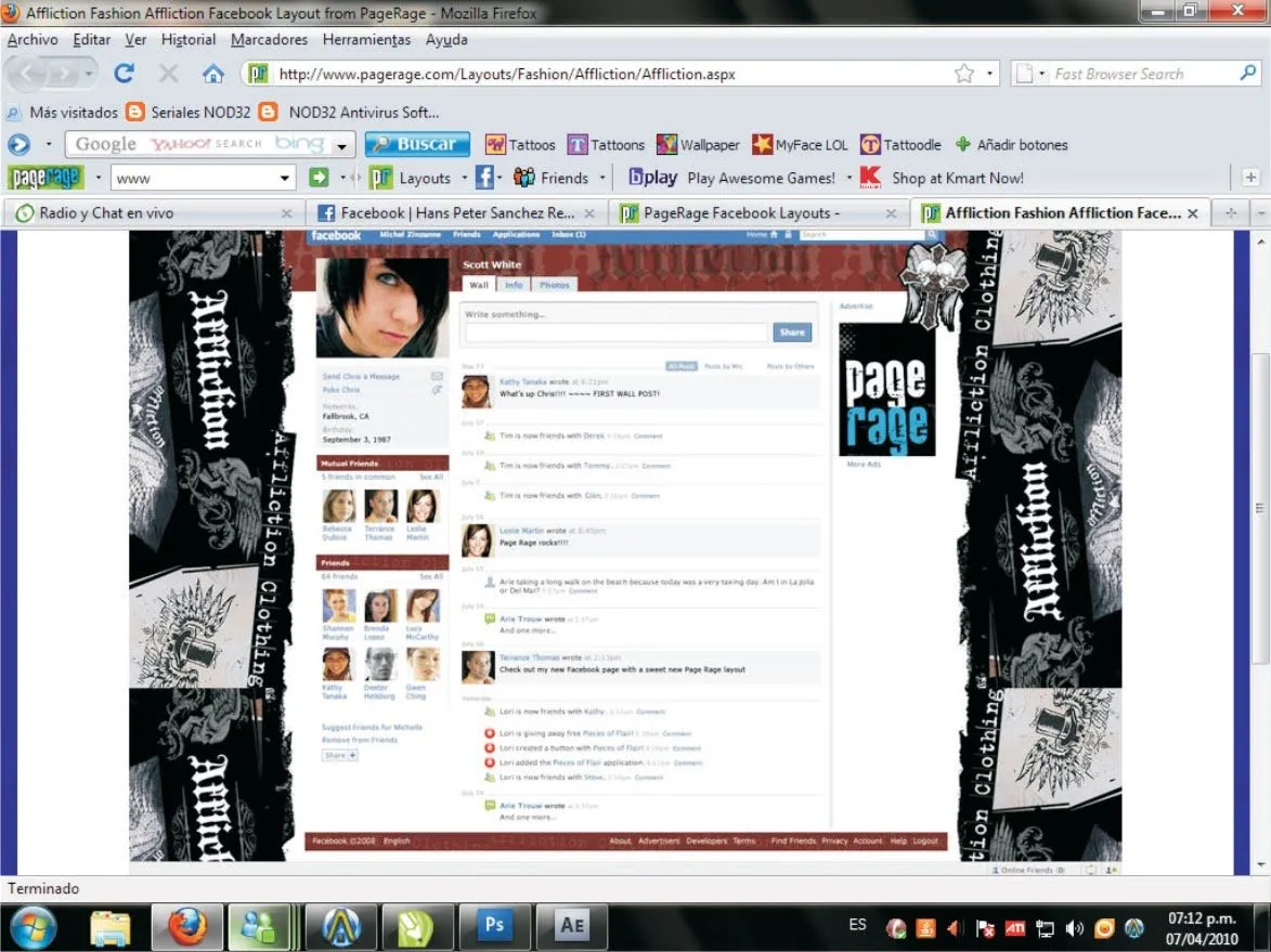  GRAFICO: Fondos para Facebook | Layouts para Facebook | Facebook ...