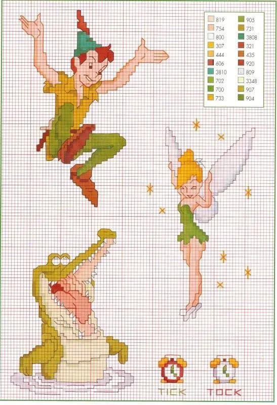 gráfico ponto cruz #ponto cruz #sininho #tinkerbell | Projetos ...