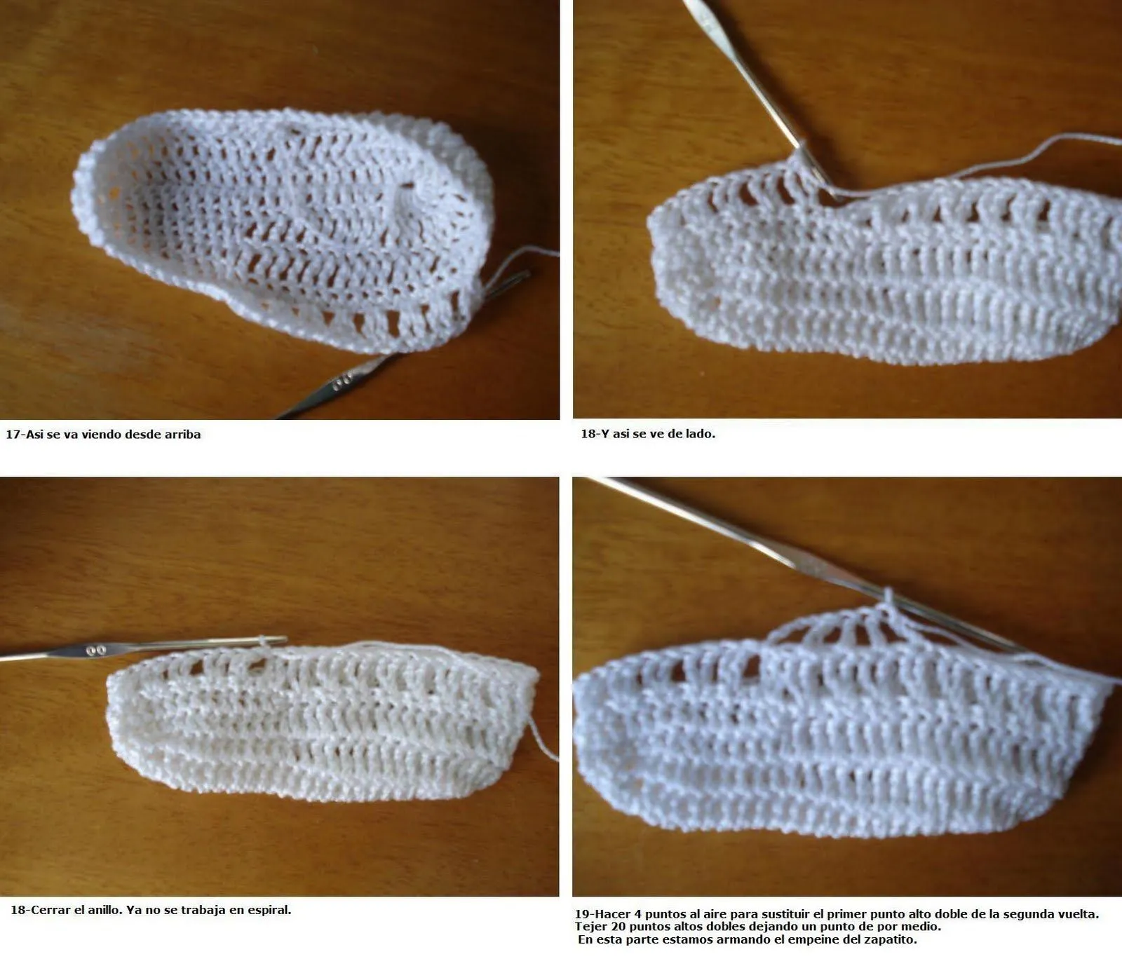 PAP de zapatitos a crochet para nenas - LA CASITA DE MABELY - Gabitos