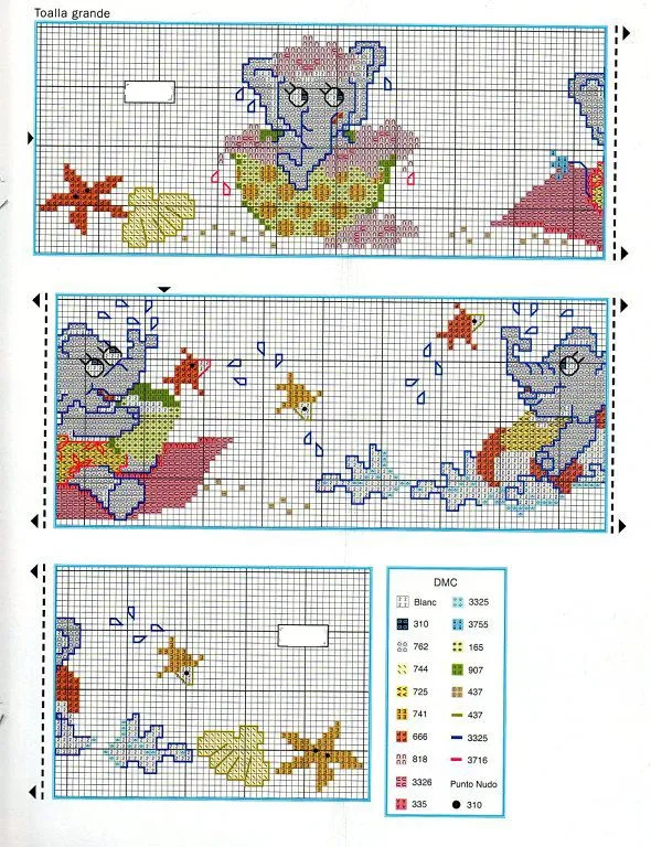 Cenefas Punto Cruz Infantil Imagui