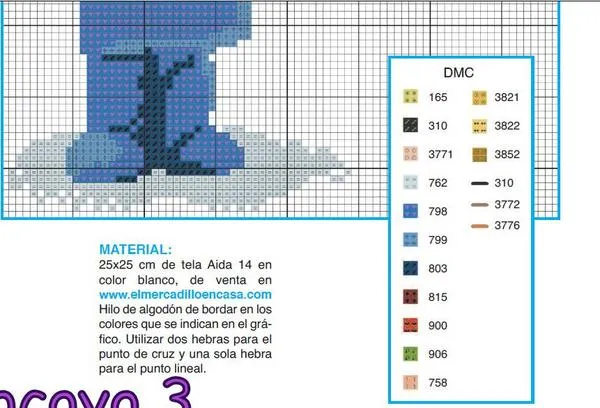 Pocoyo en punto de cruz | Nuevos gráficos gratis Pocoyo en punto de cruz | Nuevos gráficos gratis