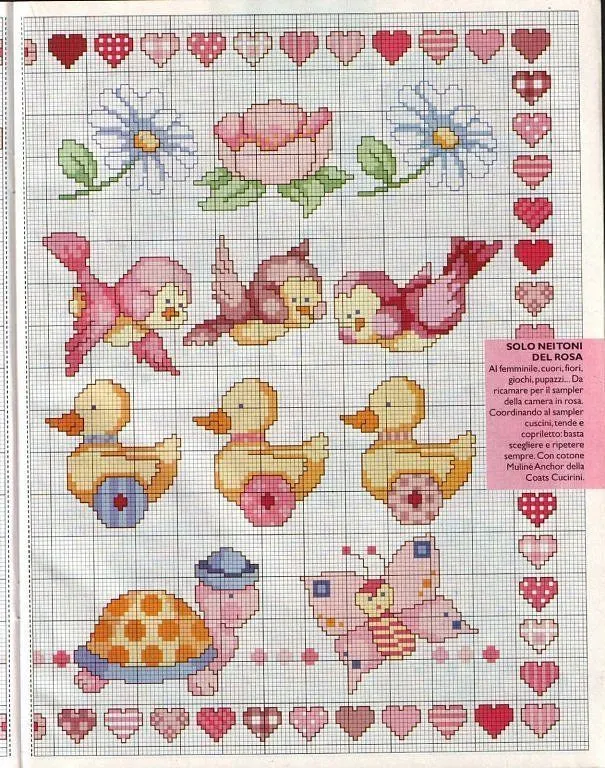 GRAFICOS INFANTILES PUNTO DE CRUZ | Aprender manualidades es ... GRAFICOS INFANTILES PUNTO DE CRUZ | Aprender manualidades es ...