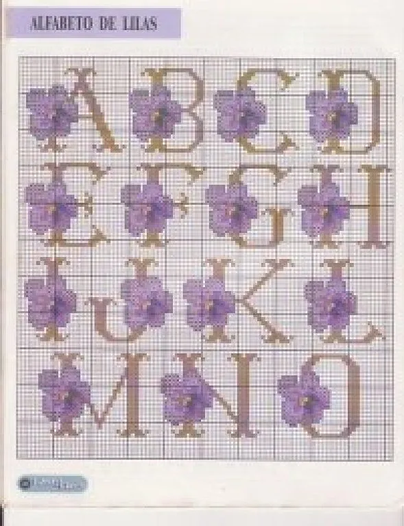 graficos punto cruz letras (2) | Aprender manualidades es ... graficos punto cruz letras (2) | Aprender manualidades es ...