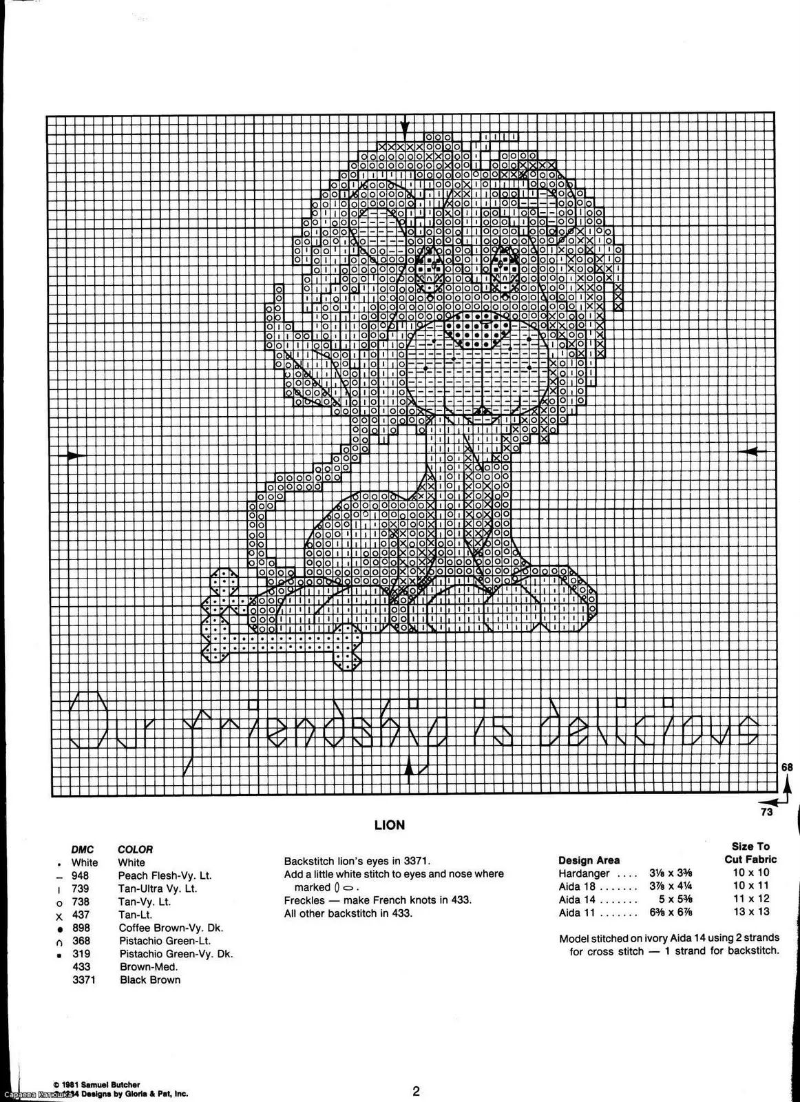 Graficos en punto de cruz de animalitos | Solountip.