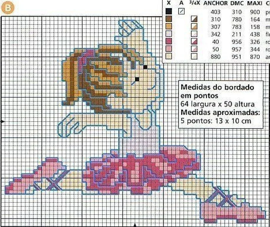 graficos punto de cruz bailarinas | Aprender manualidades es ... graficos punto de cruz bailarinas | Aprender manualidades es ...