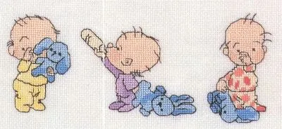 Gráficos en punto de cruz de Bebe click aquí para ampliar el ... Gráficos en punto de cruz de Bebe click aquí para ampliar el ...
